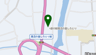 [EV]郡上市 道の駅 清流の里しろとりの地図画像