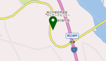 [EV]平泉町 道の駅 平泉の地図画像