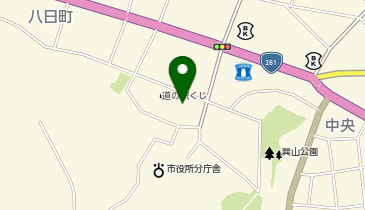 [EV]久慈市 道の駅 くじの地図画像