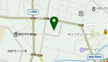 [EV]観音寺市 観音寺まちなか交流駐車場の地図画像