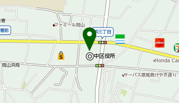 [EV]岡山市 中区役所の地図画像