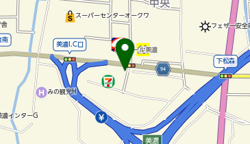 [EV]セブンイレブン美濃インター店の地図画像
