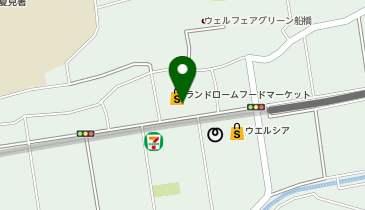 [EV](株)ランドロームジャパン ランドロームフードマーケット船橋夏見店の地図画像