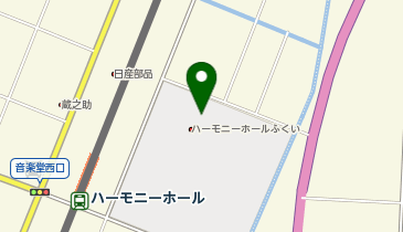 [EV](財)福井県文化振興事業団 福井県立音楽堂 ハーモニーホールふくいの地図画像
