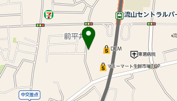 [EV]DCM流山セントラルパーク店 (平面P)の地図画像