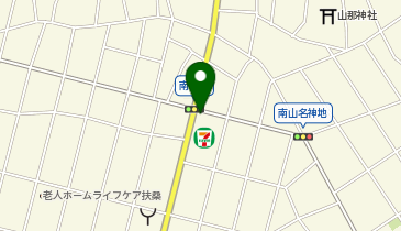 [EV]セブンイレブン扶桑南山名店の地図画像
