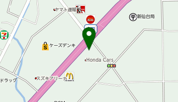 [EV](株)ホンダモビリティ東北 Honda Cars宮城中央 太白山田店の地図画像