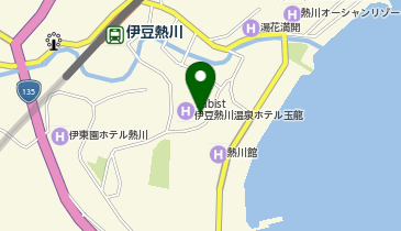 [EV]伊豆熱川温泉 ホテル玉龍の地図画像
