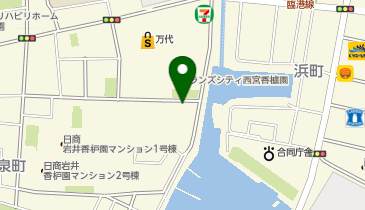 [EV](株)セブンスター MINI 西宮 テクニカルセンターの地図画像