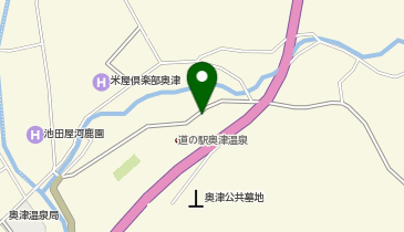 [EV]鏡野町 道の駅 奥津温泉の地図画像