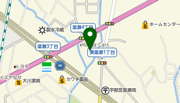 [EV]栃木ホンダ販売(株) Honda Cars栃木東 簗瀬店の地図画像