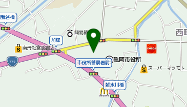 [EV]亀岡市役所の地図画像