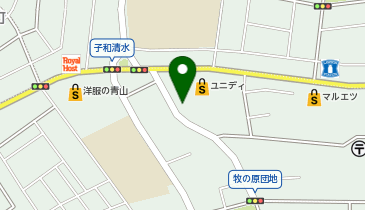 [EV](株)アイリスプラザ ユニディ 松戸ときわ平店 (平面P)の地図画像