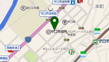 [EV]守口市役所の地図画像