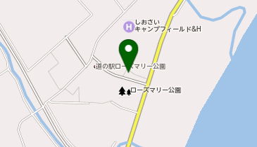 [EV]南房総市 道の駅 ローズマリー公園の地図画像