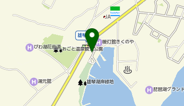 [EV](株)雄琴荘 おごと温泉 湖畔の宿 雄琴荘の地図画像