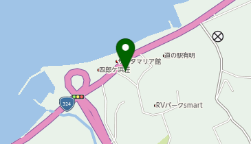 [EV]天草市 道の駅 有明 リップルランドの地図画像