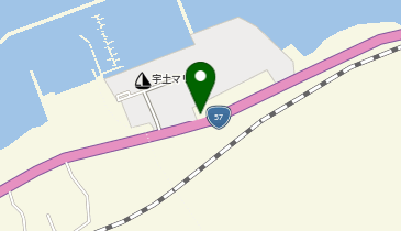 [EV]宇土市 道の駅 宇土マリーナ おこしき館の地図画像