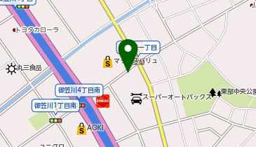 [EV](株)オートバックス西日本販売 スーパーオートバックス大野城御笠川店の地図画像