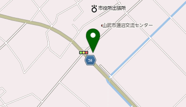 [EV]山武市 道の駅 オライはすぬまの地図画像