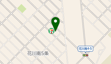 [EV]セブンイレブン石狩花川南5条店の地図画像