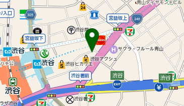 [EV]東急(株) 渋谷アクシュ (地下P)の地図画像