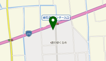 [EV](株)パワーエックス 道の駅 くるめの地図画像