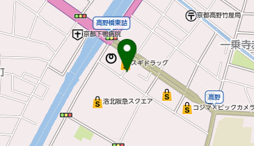 [EV](株)ファーレン古都 Audi京都の地図画像
