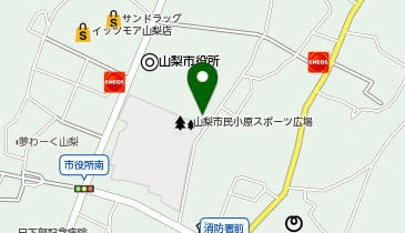 [EV]山梨市役所 本庁舎の地図画像