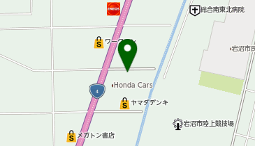 [EV](株)ホンダモビリティ東北 Honda Cars宮城中央 岩沼店の地図画像