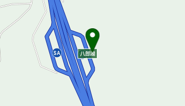 [EV]東日本高速道路(株) NEXCO東日本 秋田自動車道 八郎湖SA (上り)の地図画像