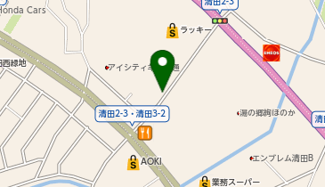 [EV](同)ULTRAパートナーズ サツドラ清田2条店の地図画像