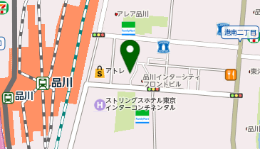 [EV]港区 品川駅港南口公共駐車場の地図画像