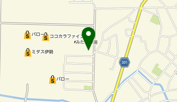 [EV](株)ミタス伊勢 伊勢・船江温泉 みたすの湯の地図画像