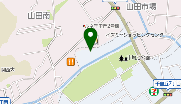 [EV](株)エイチ・ツー・オー商業開発 イズミヤショッピングセンター千里丘 (平面P)の地図画像
