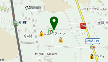 [EV](株)エイチ・ツー・オー商業開発 イズミヤショッピングセンター小林 (第1P)の地図画像