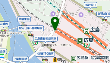 [EV]中国SC開発(株) JR広島駅南口 ミナモア (立体P 3階)の地図画像