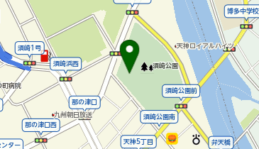 [EV]福岡市民ホール 駐車場の地図画像