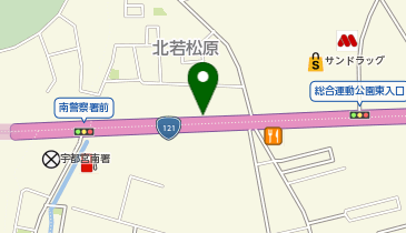 [EV](株)ビッグワン エニタイムフィットネス 宇都宮若松原店の地図画像