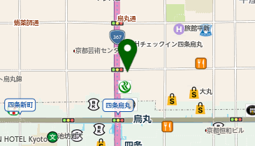 [EV]パーク24(株) タイムズ四条烏丸の地図画像