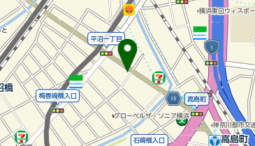 [EV]パーク24(株) タイムズ平沼第2の地図画像