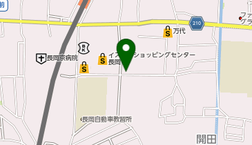 [EV](株)エイチ・ツー・オー商業開発 イズミヤショッピングセンター長岡 (第2P)の地図画像