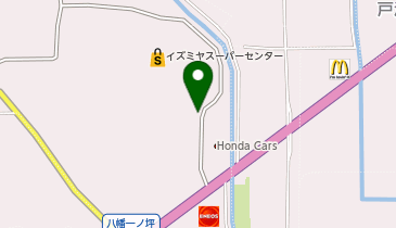 [EV](株)エイチ・ツー・オー商業開発 イズミヤショッピングセンター八幡 (平面P)の地図画像