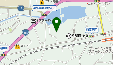 [EV]糸島市役所 (第1P)の地図画像