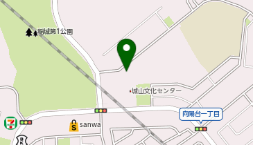 [EV]稲城市 城山文化センターの地図画像