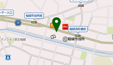 [EV]稲城市役所 第1駐車場の地図画像