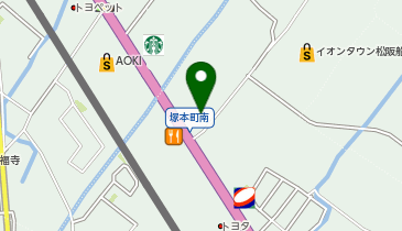 [EV]イオンタウン松阪船江の地図画像