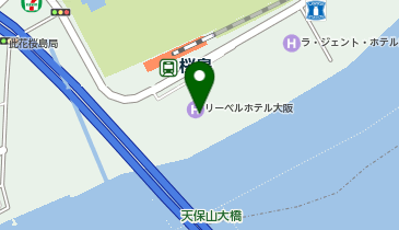 [EV]リーベルホテル大阪の地図画像