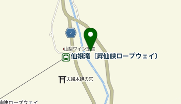 [EV]昇仙峡ロープウェイの地図画像