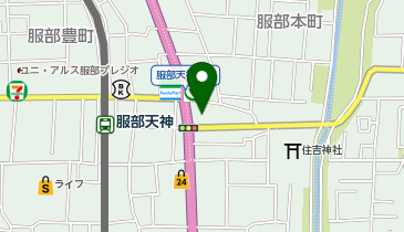 [EV]Superjpm服部本町の地図画像